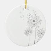 Maak een Wish Dandelion Keramisch Ornament (Voorkant)