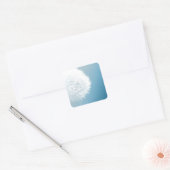 Maak een Wish Dandelion Vierkante Sticker (Envelop)