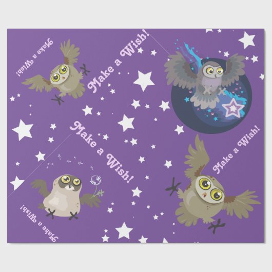 Maak een Wish. Eigenaren Cadeaupapier (Vlak)