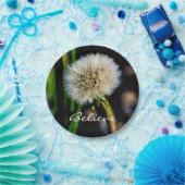 Maak een Wish, geloof, Dandelion Papieren Bordje (Feest)