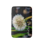 Maak een Wish, geloof je, Dandelion Bath Mat (Voorkant Verticaal)