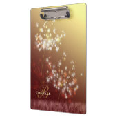 Maak een Wish Herfst Dandelions Monogram Klembord (Links)