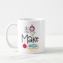 Maak een Wish Kerstmis Mok met 2 design