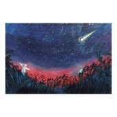 Maak een Wish op een Illustratie van de Shooting S Foto Afdruk (Voorkant)