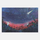 Maak een Wish op een Illustratie van de Shooting S Inpakpapier Vel (Voorkant)