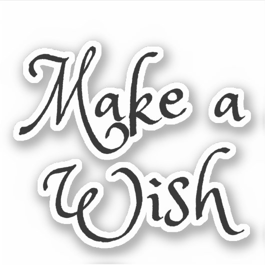 Maak een Wish sticker (Voorkant)