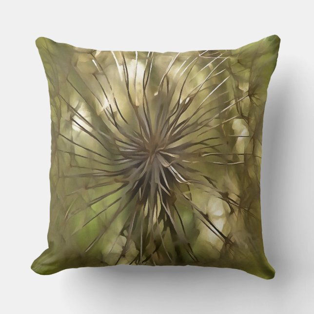 Maak een Wish Wildflower Seed Head Art Kussen (Voorkant)