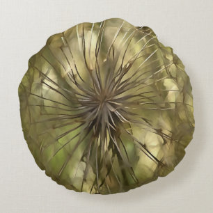 Maak een Wish Wildflower Seed Head Art Rond Kussen