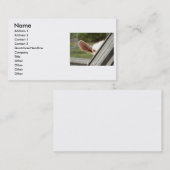 Maak een witte boe! Wachten op staarten afbeelding Visitekaartje (Voorkant / Achterkant)