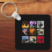 Maak eenvoudig je eigen inrichting met 9 afbeeldin sleutelhanger (Voorkant)