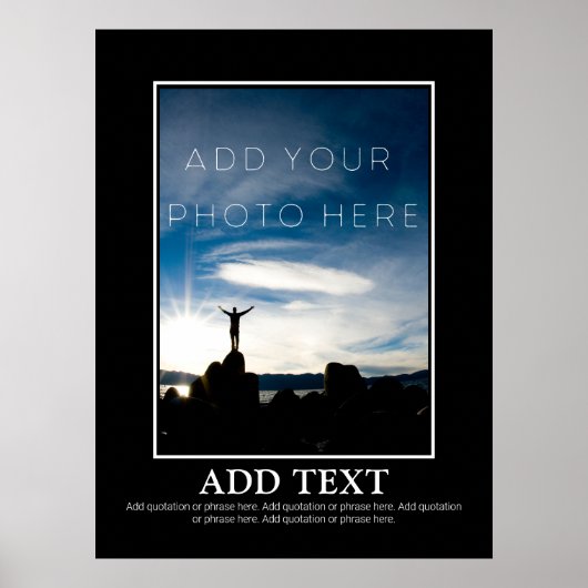 Maak eenvoudig je eigen Motivatie Poster (Voorkant)