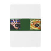 Maak eenvoudig uw eigen foto met vijf foto's uitnodigingen wikkel (Achterkant Voorbeeld)