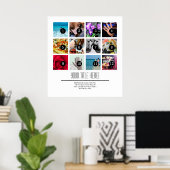 Maak eenvoudig uw eigen foto-Poster 12 afbeeldinge Poster (Thuiskantoor)