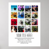 Maak eenvoudig uw eigen foto-Poster 16 afbeeldinge Poster (Voorkant)