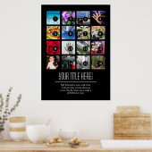 Maak eenvoudig uw eigen foto-Poster 16 afbeeldinge Poster (Keuken)