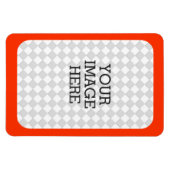 Maak eenvoudig uw eigen fotobeeldscherm in Oranje  Magneet (Horizontaal)