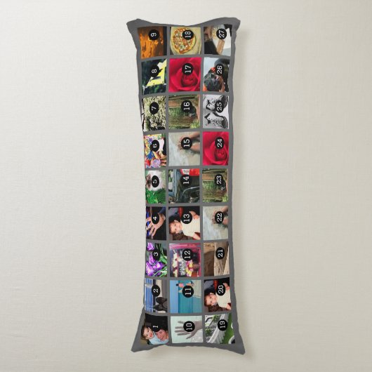 Maak eenvoudig uw eigen fotobeeldscherm met 27 afb lichaamskussen (Voorkant Verticaal)