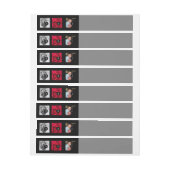 Maak eenvoudig uw eigen fotobeeldscherm met drie f omwikkelbaar adreslabel (Vel)