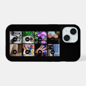 Maak eenvoudig uw eigen fotodisplay met 8 foto's iPhone 15 case (Achterkant horizontaal)