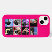 Maak eenvoudig uw eigen fotodisplay met 8 foto's iPhone hoesje (Achterkant horizontaal)
