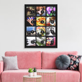 Maak eenvoudig uw eigen fotokunst met 12 afbeeldin canvas afdruk (Insitu (Woonkamer))