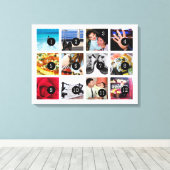 Maak eenvoudig uw eigen fotokunst met 12 afbeeldin canvas afdruk (Insitu (Houten vloer))