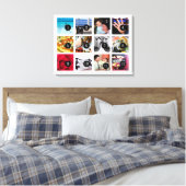 Maak eenvoudig uw eigen fotokunst met 12 afbeeldin canvas afdruk (Insitu (Slaapkamer))