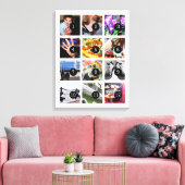 Maak eenvoudig uw eigen fotokunst met 12 afbeeldin canvas afdruk (Insitu (Woonkamer))