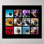 Maak eenvoudig uw eigen fotokunst met 12 afbeeldin poster (Voorkant)