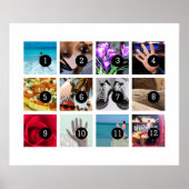 Maak eenvoudig uw eigen fotokunst met 12 afbeeldin poster (Voorkant)