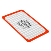 Maak eenvoudig uw eigen fotoweergave in oranje fra magneet (Rechterzijde)