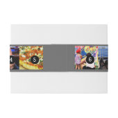 Maak eenvoudig uw eigen fotoweergave met 7 foto's uitnodigingen wikkel (Achterkant Voorbeeld)