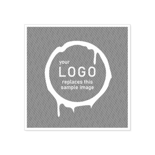 Maak eenvoudig uw eigen geëtste zakelijke Logo-ste Rubberstempel (Afrduk)