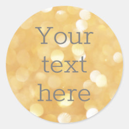 maak eigen afbeelding tekst sticker goud glans gli