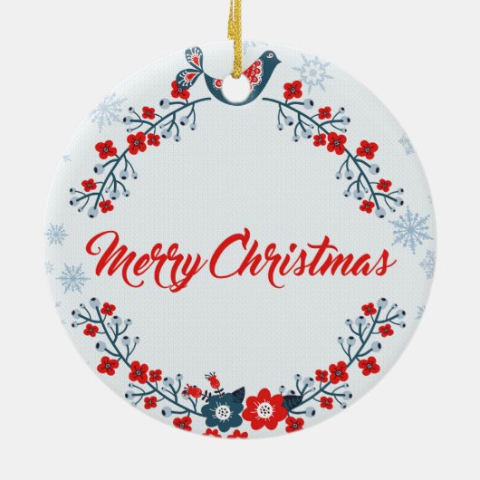 Maak eigen ANNIVERSARY FOTOCADEAU onder $15 Keramisch Ornament (Achterkant)