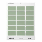 Maak eigen appel salie groen etiket (Full Sheet)