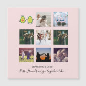 Maak eigen BFF-foto-collage cadeaus - Vegan Avocad (Voorkant)