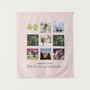 Maak eigen BFF-foto collage cadeaus - Vegan Avocad Wandkleed