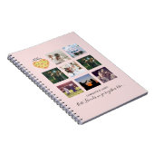 Maak eigen BFF-foto collage pizza cadeau Notitieboek (Rechterzijde)
