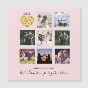 Maak eigen BFF-foto-collage pizzageschenk