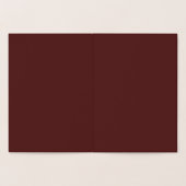 Maak Eigen Elegante Bourgogne Folie Kaarten (Binnen)