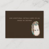 Maak Eigen Evenement Inserts - Bosdieren Informatiekaartje (Achterkant)