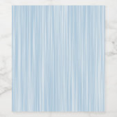 Maak Eigen Gepersonaliseerd Cadeau |Baby Blauwe Wa Wijn Etiket (Enkel label)