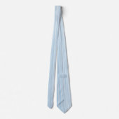 Maak Eigen Gepersonaliseerd Cadeau | Babyblauw Aqu Stropdas (Achterkant)