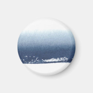 Maak Eigen Geschenk Met Waterverf Navyblauw Magneet