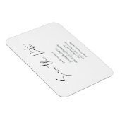 Maak eigen magnetische Save The Date budgetvriende Magneet (Rechterzijde)