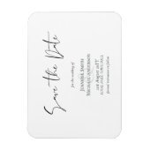 Maak eigen magnetische Save The Date budgetvriende Magneet (Verticaal)