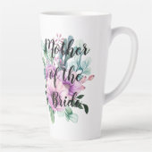 Maak eigen MOEDER VAN BRUID BRUIGOM Cadeau genaamd Latte Mok (Rechts)