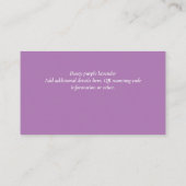 Maak eigen QR-code visitekaartje - Veel kleuren Informatiekaartje (Achterkant)