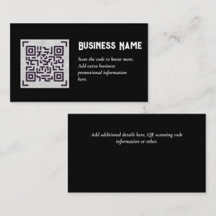 Maak eigen QR-code visitekaartje - Veel kleuren Informatiekaartje